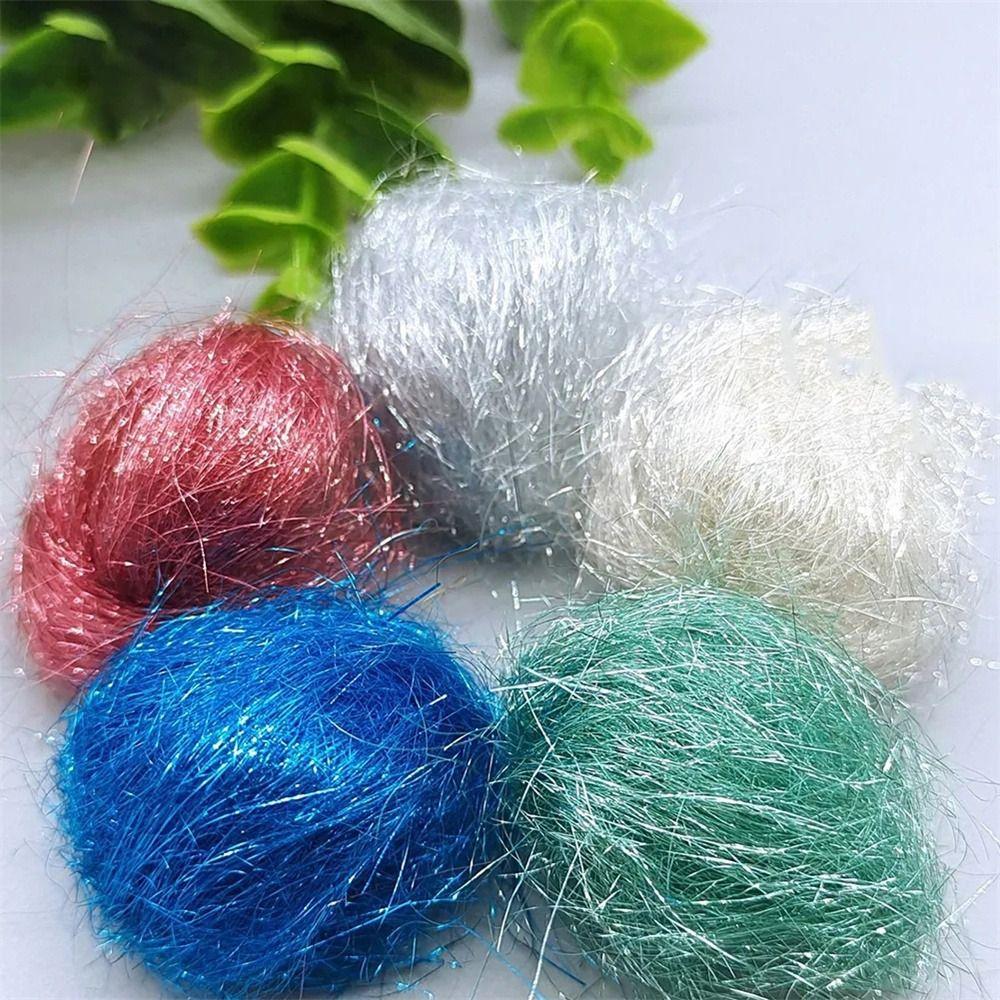 Synthetic Fibers Ice Dubbing Baitfish Streamer Scud Dub DIY Ice Wing  Minnow