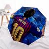 Football Player Background  pattern, automatic folding umbrella, portable and foldable design, 8 ribs, a Christmas or birthday gift.