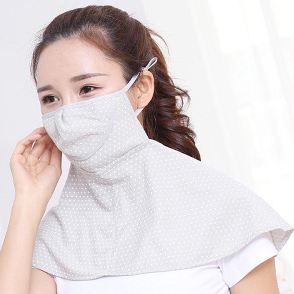 

Цветочный вырез для лица Джини Маска для лица в горошек Водительская защитная вуаль Солнцезащитная маска для лица Вуаль для вождения purple-flower