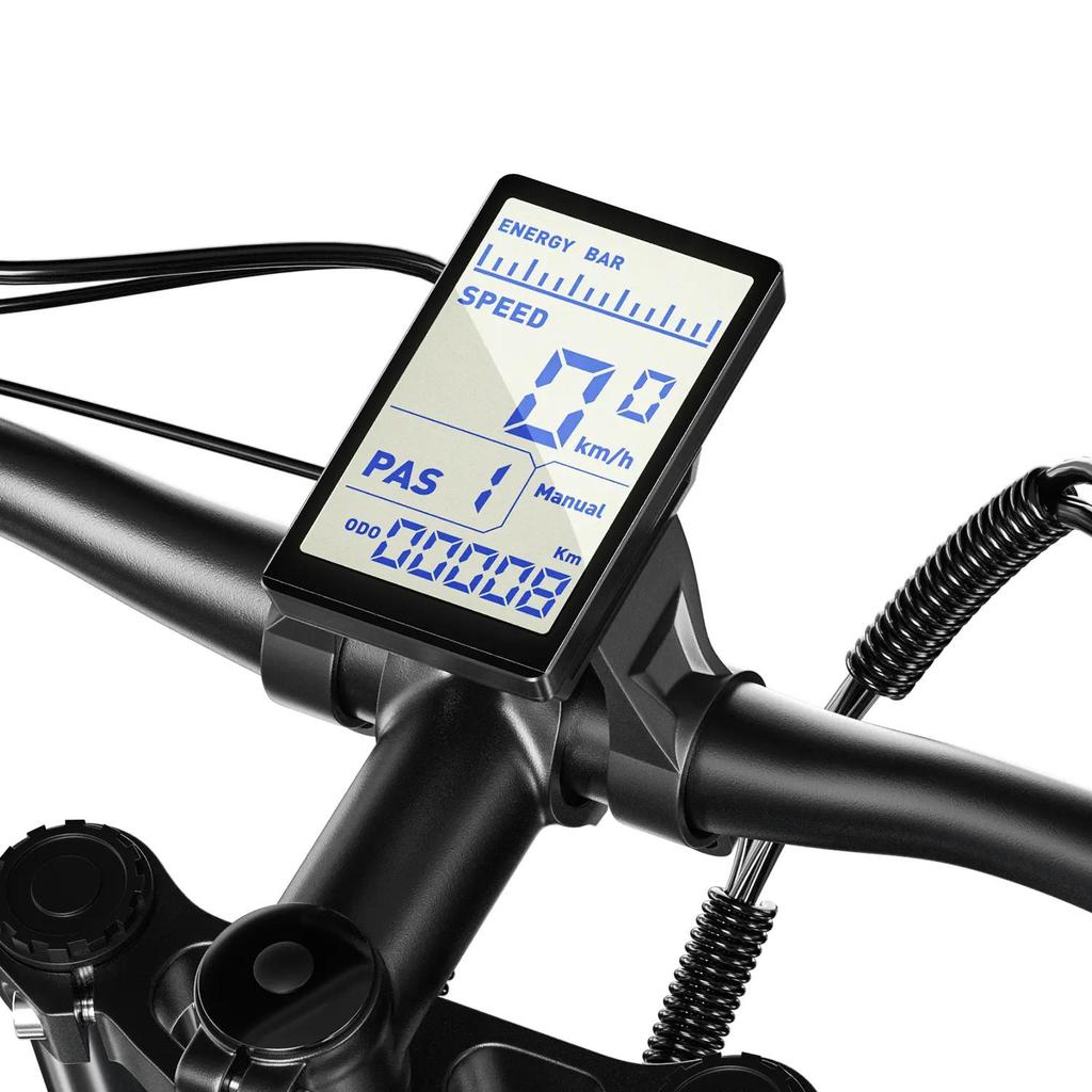 Shengmilo MX05 42km/h All-Terrain E-Bike 500W Motor, 48V17.5Ah Samsung Battery, 26" Road Tires, Shimano 7-Speed, Dual Suspension Electric Dirt Bike