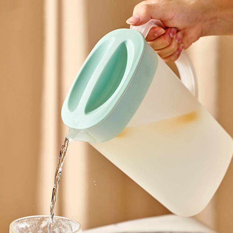 Pitcher For Fridge Door 2500ml Ice Lemonade Pitcher For Fridge Heat & Cold Resistant Fridge Jug Water Pitcher For Soy Milk