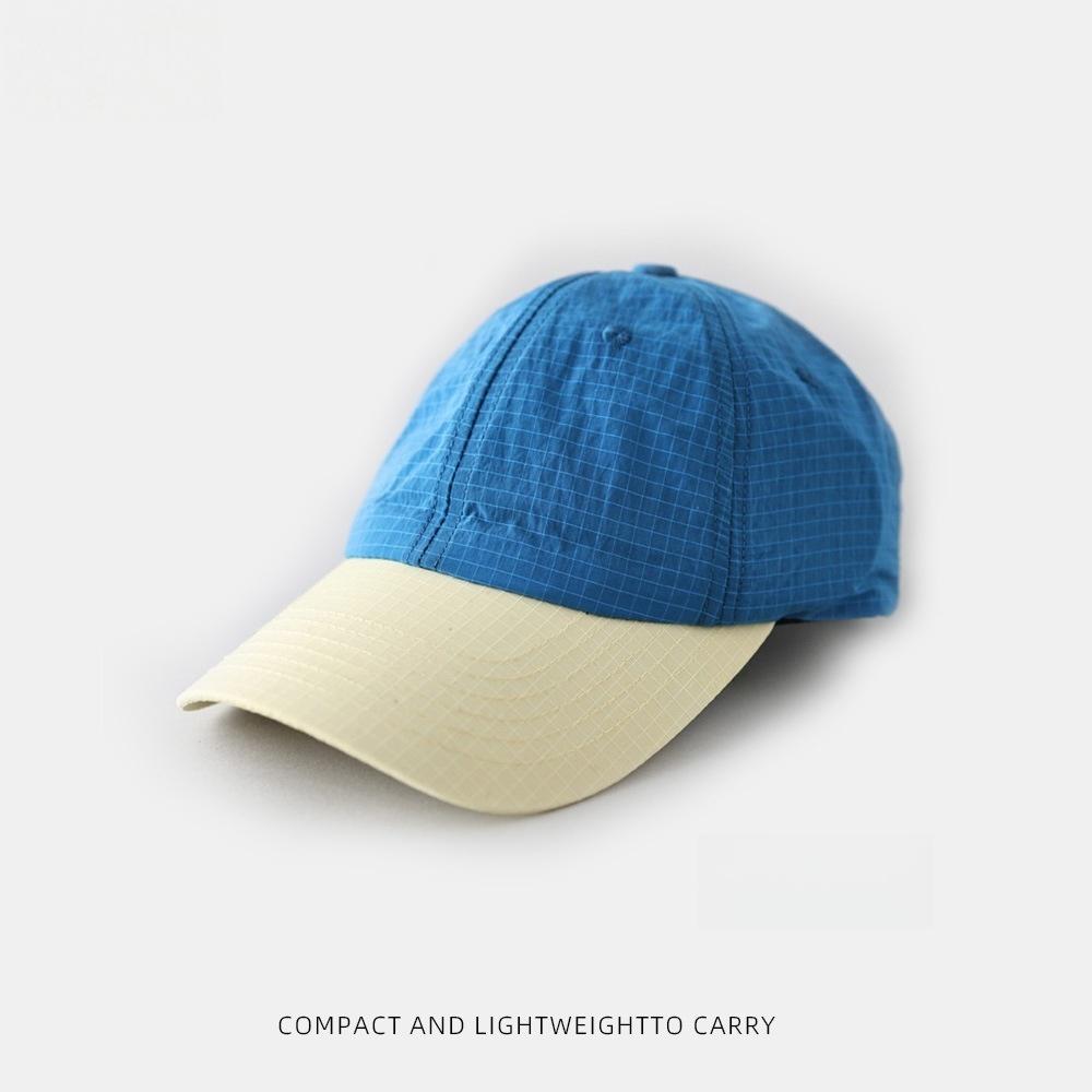 Lightweight Ripstop Baseball Cap Men Women Two-Tone Packable Outdoor Hiking Hat Quick Dry Sun Protection Sports Cap