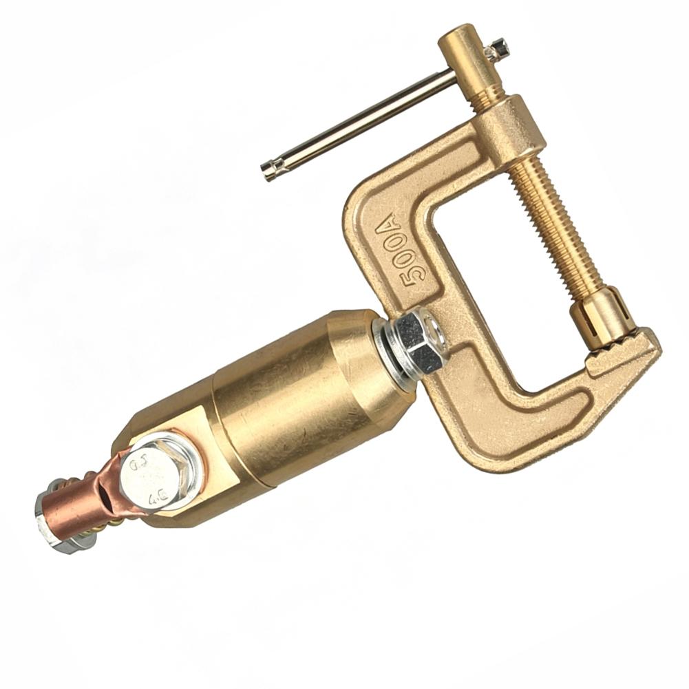 1000A Rotating Ground Clamp Adapter Kit Including 500A Earth Clamp for MIG TIG Plasma and Metal Cutting Equipment