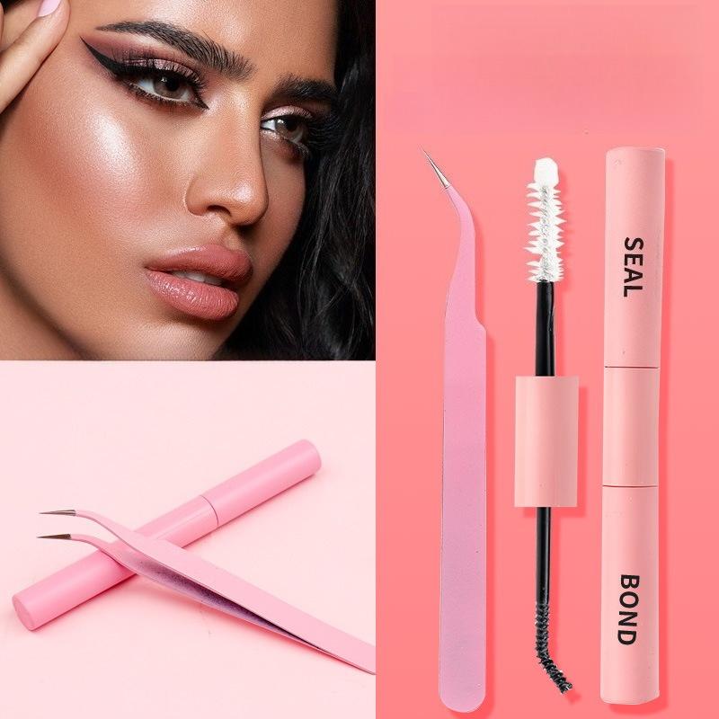 

1Pc Double-ended Glue Eyelash Tweezers Eyelash Extension Set