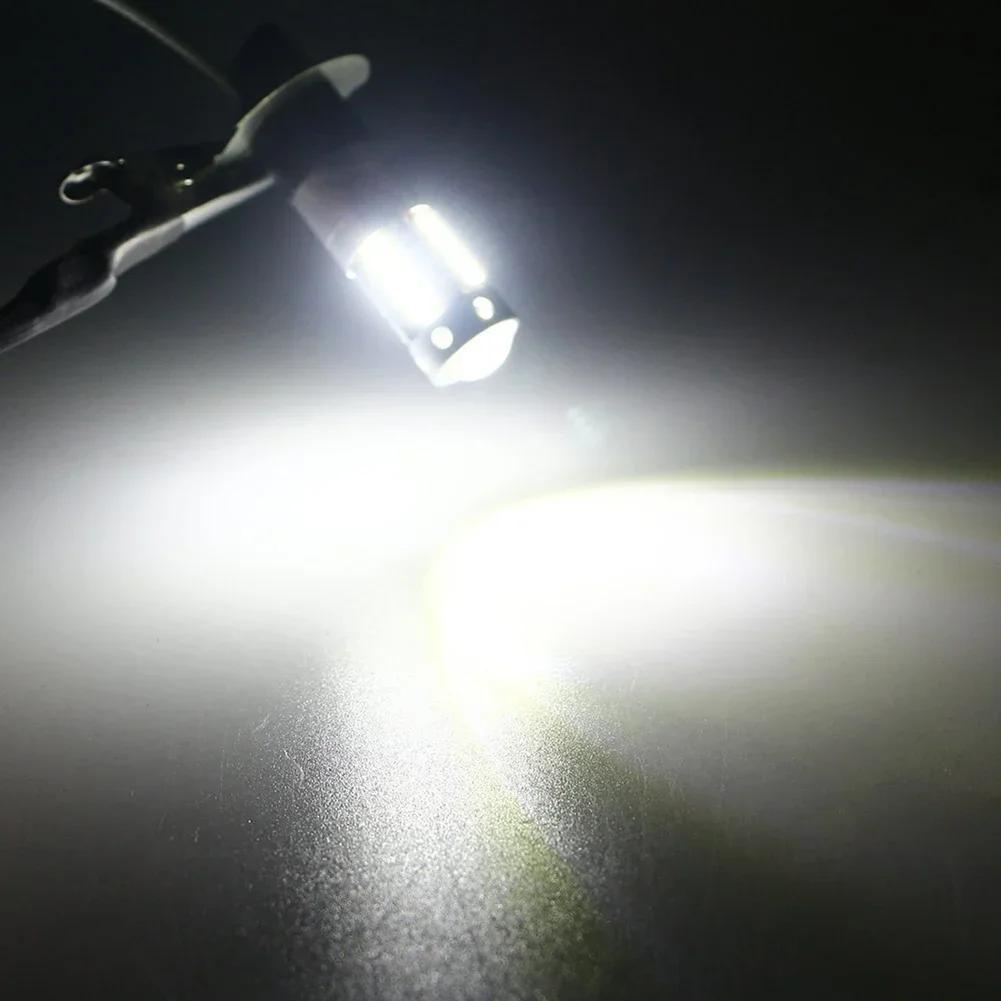 2PCS H1/H3 LED Bulbs 6000K White Super Bright High Power 10-SMD 5630 Cars Fog Lights Driving DRL Auto Lamp