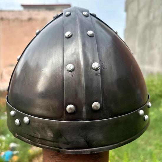 18GA Medieval Norse Bascinet Viking Warrior Battle Armor Helmet For Cosplay Gift