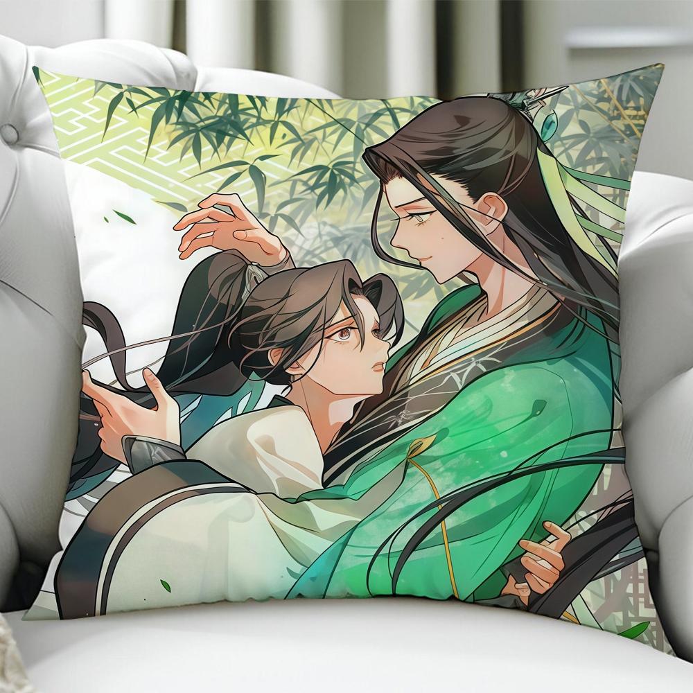The Scum Villains SelfSaving System Novel cushion cover Birthday Anniversary Gifts Double Sided Printed Zipper Cushion Cover