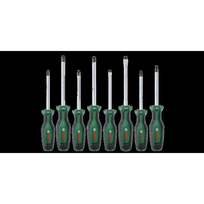 Set de tournevis haute performance - 8 pièces - bosch - 1600a02bx8