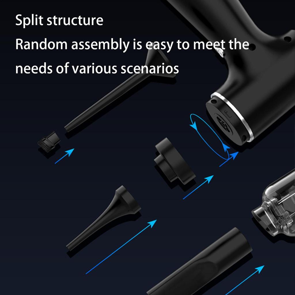 Handheld Vacuum Portable Air Duster Cordless Wireless Car Vacuum Cleaner Machine For Automotive Truck Auto Sedan Scooter Pickup