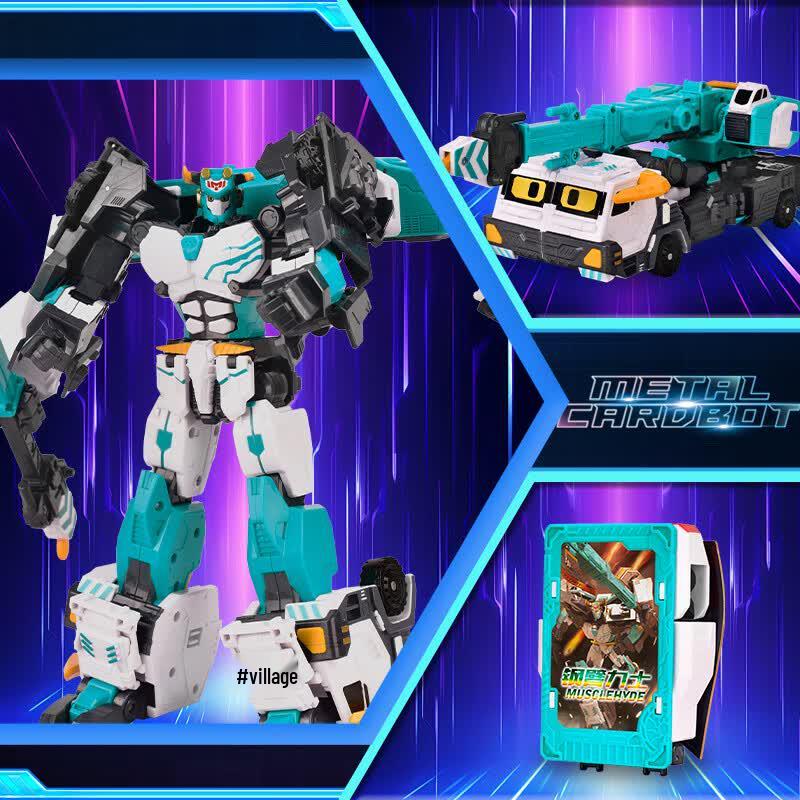 JUMPGO Card Warrior Transforming Robot Toys