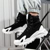 Herrenstiefel 2025 Neue High Top Casual Sneaker Bequeme Plateau Schnür-Trainer Outdoor Wandern Reiseschuhe Tenis Masculino