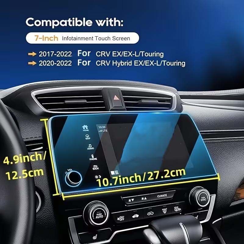 Tempered Glass for Honda CR-V CRV 2017- LCD Screen GPS Navigation Screen Protective Film Auto Interior Sticker Accessories