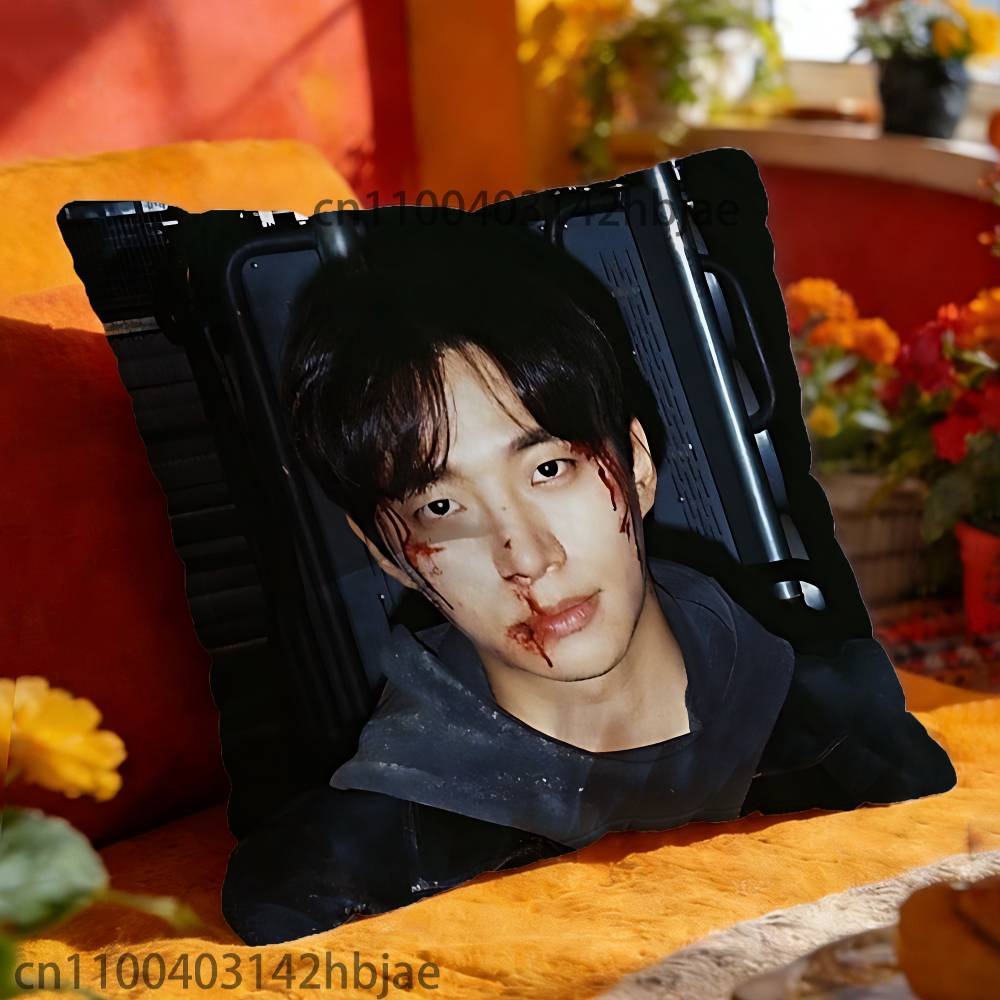

L-Lee J-Jun-ho Pillow Case For Sofa Decor Car Office Room Printing Cushion Cover Decorations and Protector 30cmx30cm