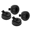 4PCS 61mm/2.4in Marine Flush Pull Slam Latch Black Round Ring Lock Flush Pull Slam Latch Cabinet Installation