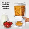 Trap-door Design Candy Powder Storage Tank 5.5L Grain Oatmeal Dispenser Candy Box for Keeps Cereal