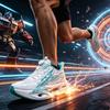 Youth style shoes Lightweight Breathable Running Shoes Boys Kids Athletic Training Sneakers With Rotating Buckle