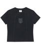 Nomaenyueol Dual Slash Emblem T-Shirt (Woman) - Washed Black