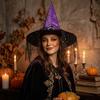 Funny Cosplay Hat Foldable Gothic Hat Unique Halloween Witch Hat  Children/Adult