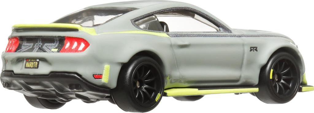 Hot Wheels Car Culture Slide Street 2018 Ford Mustang RTR Spec 5 Vehicle Toy Mini Car 3 Years Old and Up Gray HKC85
