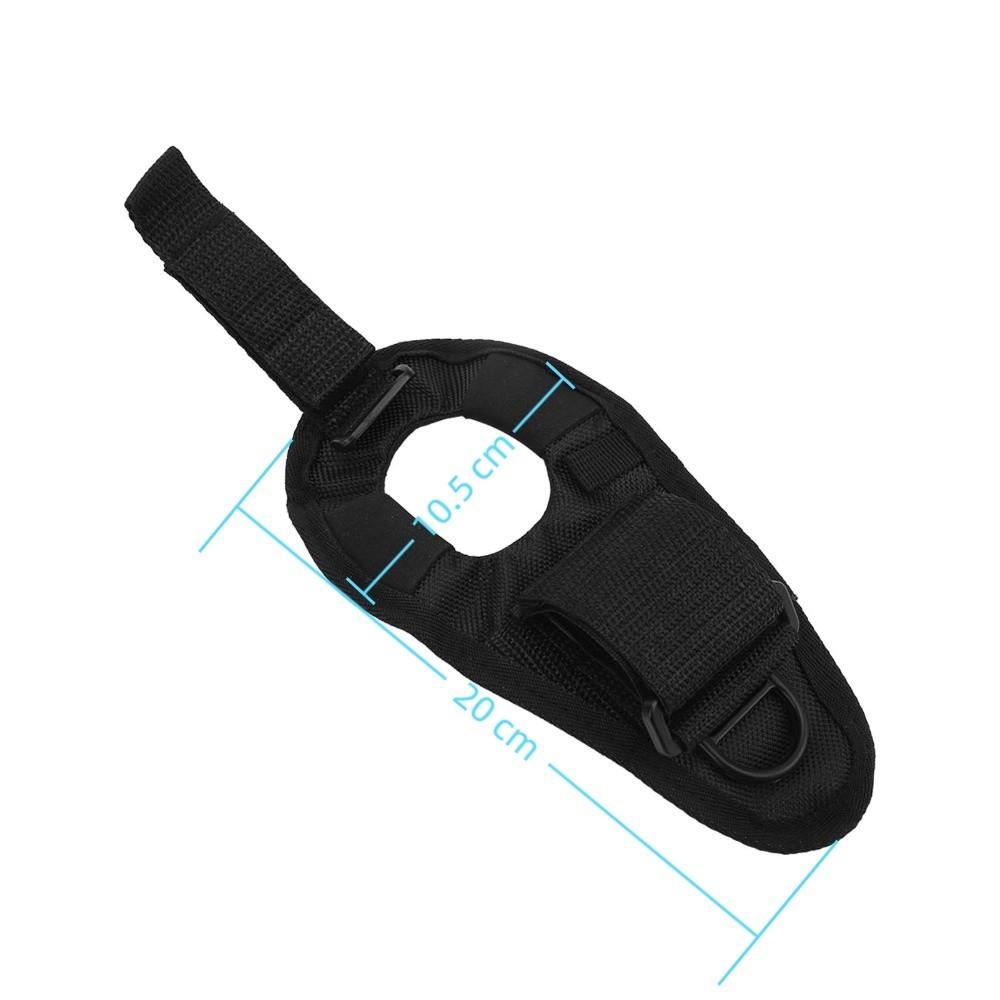 Universal Adjustable Flashlight Holder Black Flashlight Hand Strap Outdoor Camping