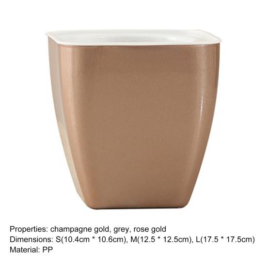 Flower Pot Self Watering Heat Resistant PP Automatic Draining System Planter Household Supplies