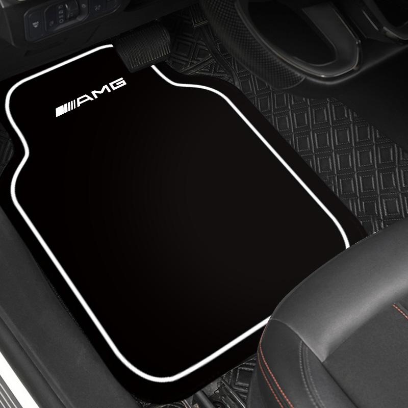 Car Floor Mats Auto Front and Rear Carpet Foot Mats with Rubber Backing for Mercedes Benz C260 W204 W205 W211 W212 W190 W213 gle