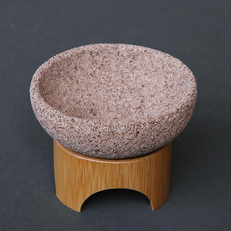 Non-porous tea leak fair cup set household tea filter ceramic filter screen bracket tea bucket tea set accessories
