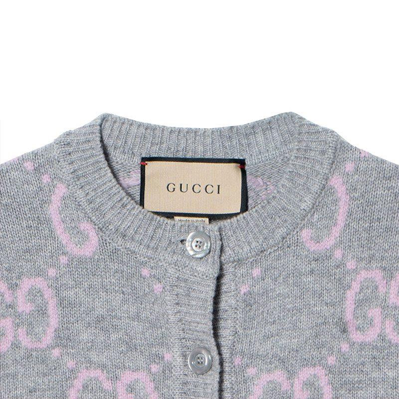 GUCCI Gg Knit Button-Up Cardigan 772886-XKB3V-1124