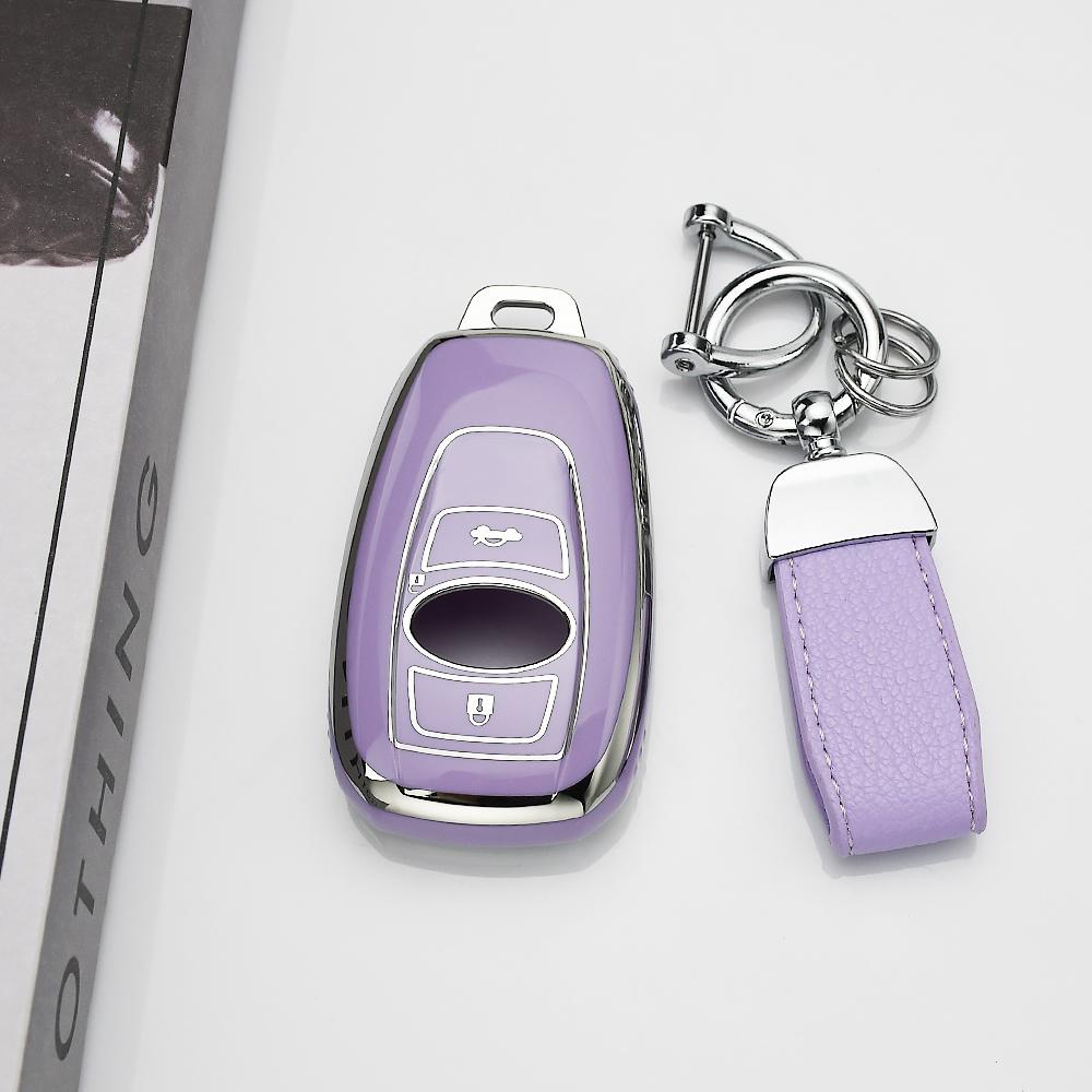 Tpu Shell Accessories Keychain For Subaru Outback Impreza Legacy Brz Wrx Xv Ascent Forester Car Key Case Cover Protected