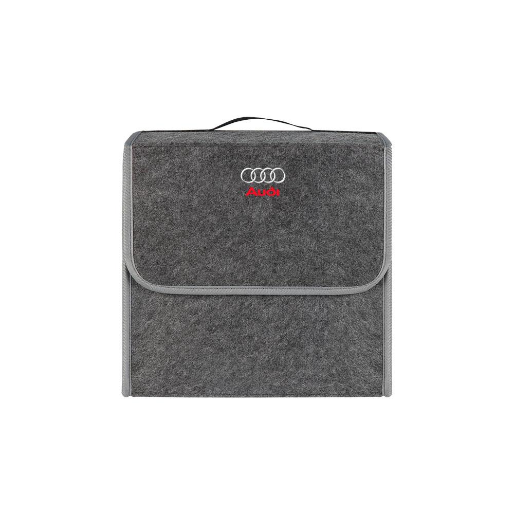 1Pcs Car Soft Felt Storage Bag Organizer Cars Foldable Trunk Bag For Audi S5 S6 S7 S4 S8 TT TTS A4 B8 A3 B6 A6 C7 C6 B7 Q5 Q7 C5 A5 B5 A7 A1 Q3 A8L Q8