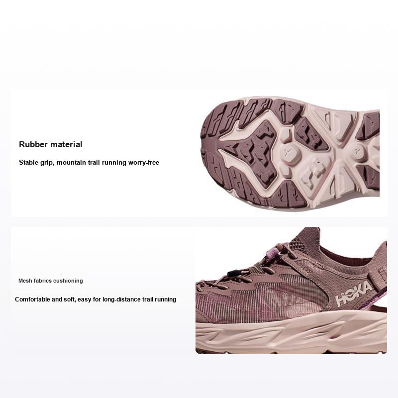 HOKA One One Hopara 2 Wygodne Miękkie Amortyzacja z Siatki Niskie Buty do Biegania w Terenie Kobiety sneaker Brązowy 1147670-QZT