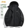 Herren Eisseide UPF50+ Sonnenschutzjacke