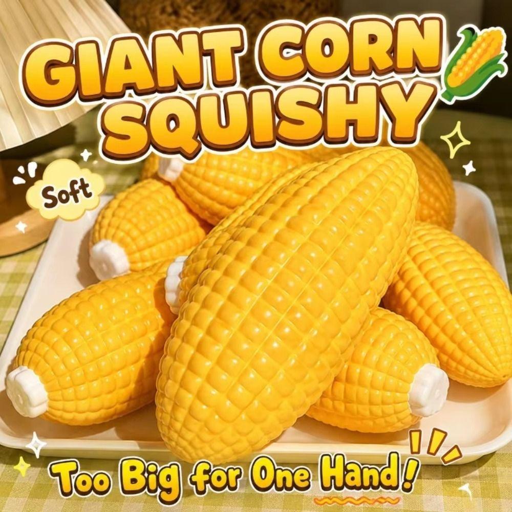 Super Soft Simulated Corn Squeeze Toy Large Size Slow Rebound Toy Carrot Squeeze Toy Kids Adults