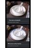 High-End Chinese Style Ceramic Tableware Set: 3-Piece or 4-Piece with Bowls, Plates, and Dishes for Restaurants and Clubs