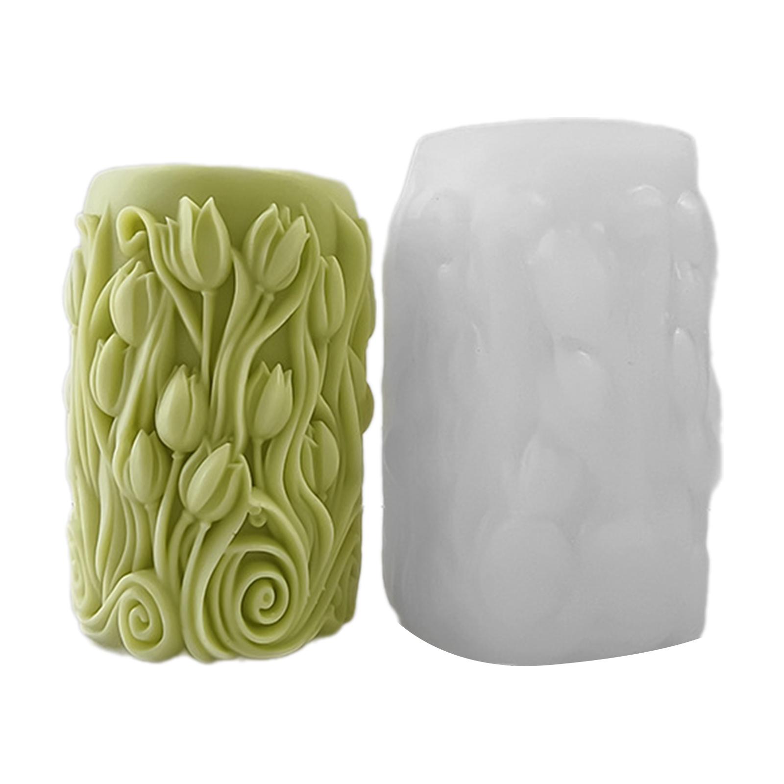 

Универсальная силиконовая форма в форме цветка, художественная силиконовая форма в виде цветочной колонны для декорирования и рукоделия 1169