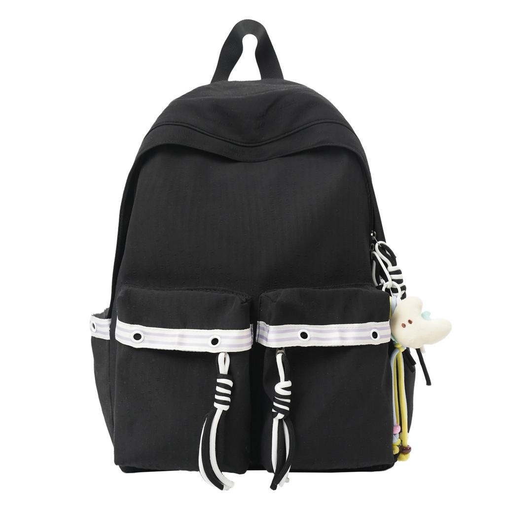 Schoolbag high value Mori small fresh plaid girl heart travel backpack Korean version ins style student party class backpack