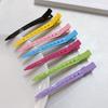 Hair Duckbill Clip Colorful Hair Clip Hair Clamps Cute Hair Catch Easy Simple Barrettes Adornment Hairpin for Girl