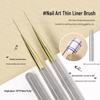 Translucent Gray Ultra-Fine Nail Art Liner Brush Pen for French Style Line Drawing and Blending