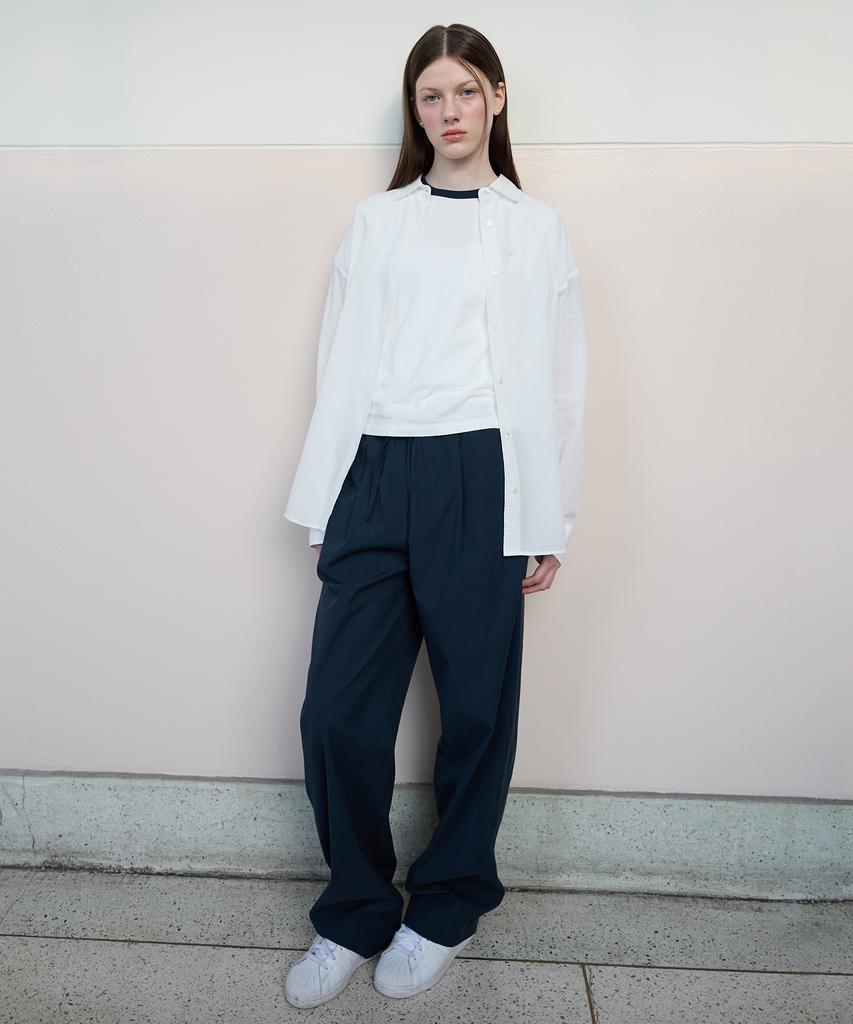 Tudument Relaxed String Pants Navy