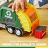 Joyfy Garbage Truck Toy Bump Go Car LED Projections Truck for Kids Best Garbage Birthday Christmas Gift