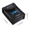 PULUZ PU2401 For DJI/Sony/Nikon/Canon Lithium Battery Safety Storage Bag Fireproof Explosion Proof Single Battery Pouch