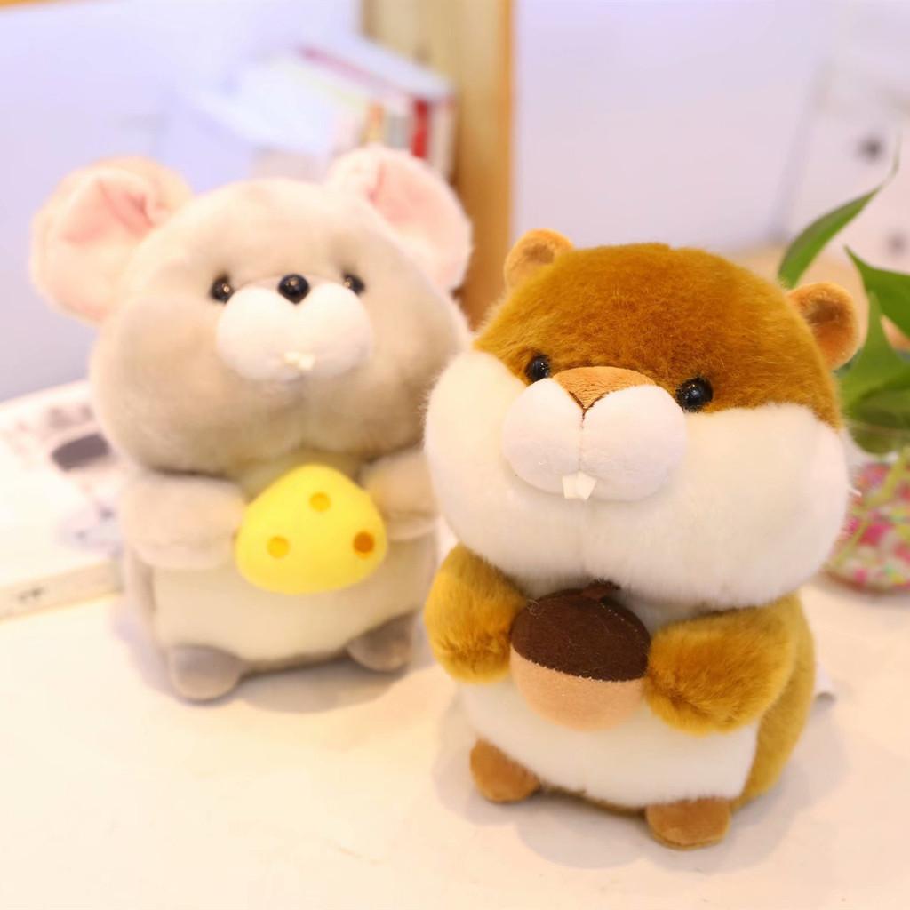 Cat Hamster Mouse Panda Plush Toy Animal Stuffed Doll Bedroom Gift Decoration