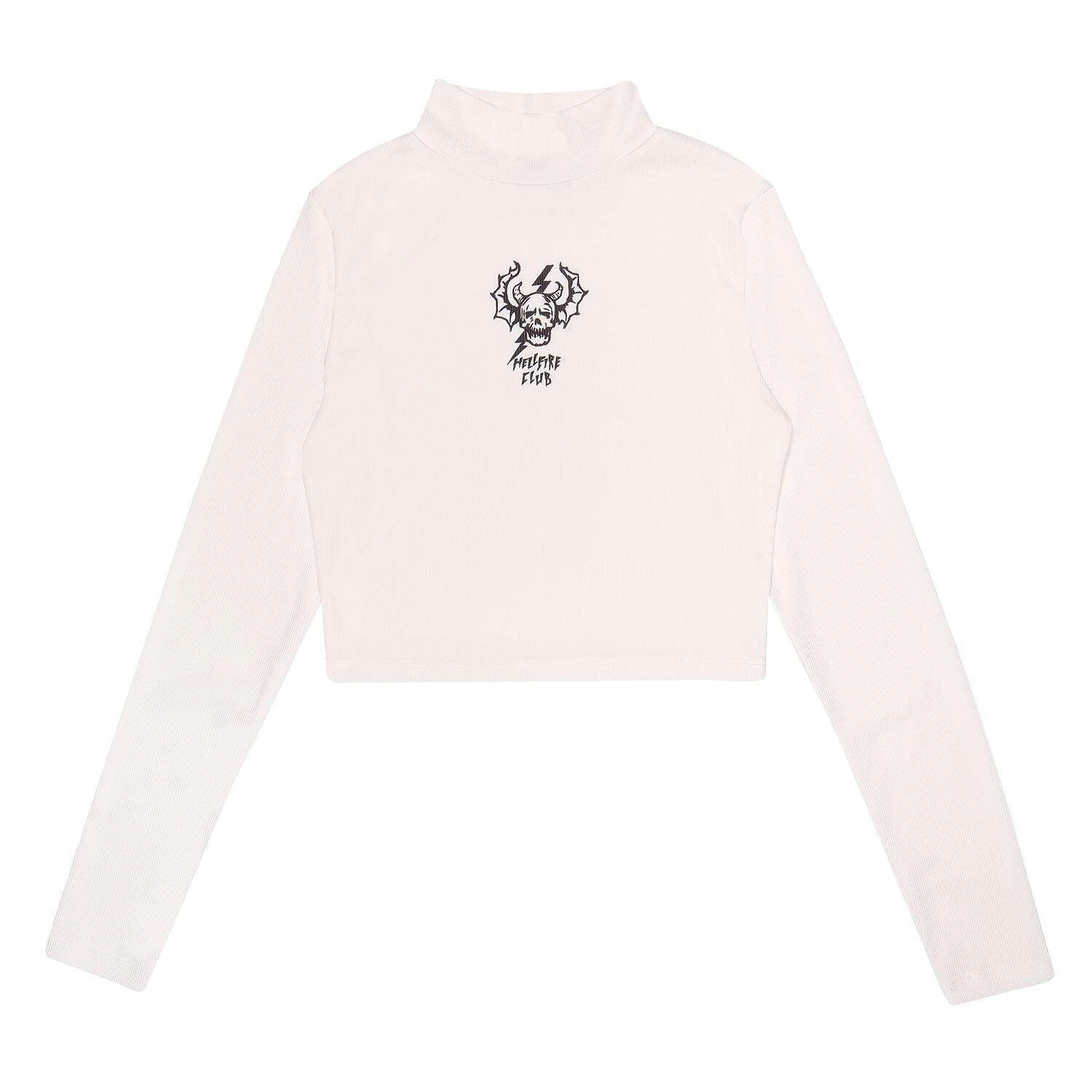 OnePointFive°C Stranger Things Hellfire Club Women s Rib Top S