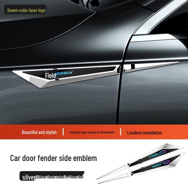 Geely Xingrui Binrui Boyue Pro Emgrand GL Car Fender Emblem Sticker