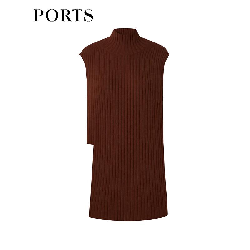 PORTS Women's Knitted Sleeveless High-Neck Pullover