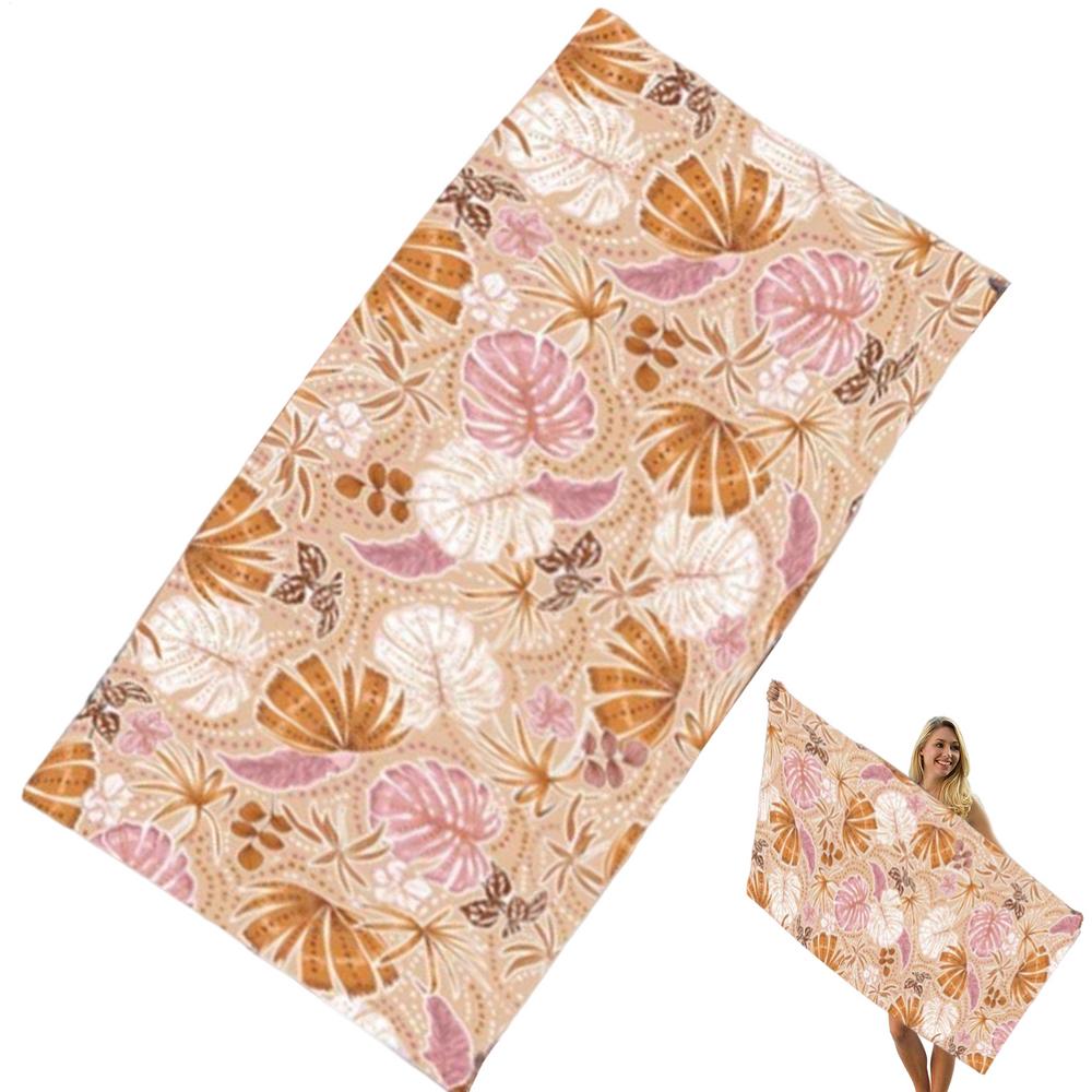 Beach Towels For Adults Microfiber Beach Towels Sand Proof Quick Dry 140x70cm/55x27inch Swimming Pool Blanket For Adults And