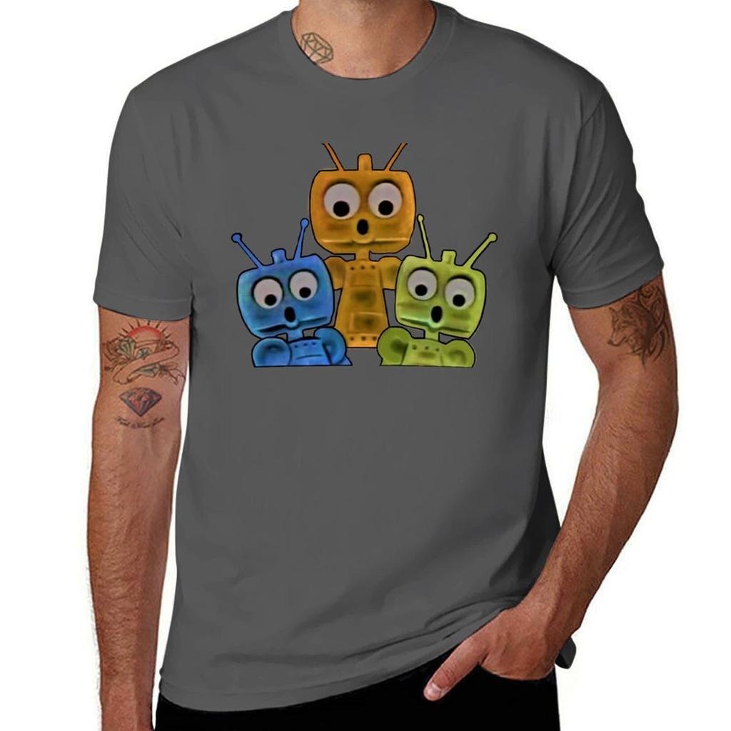 The Future Is All Robots  TShirt t shirt man cotton t shirt man plain TShirt