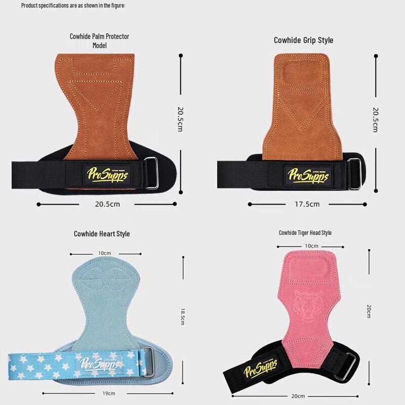 Unisex Weightlifting Deadlift Straps with Palm Guards