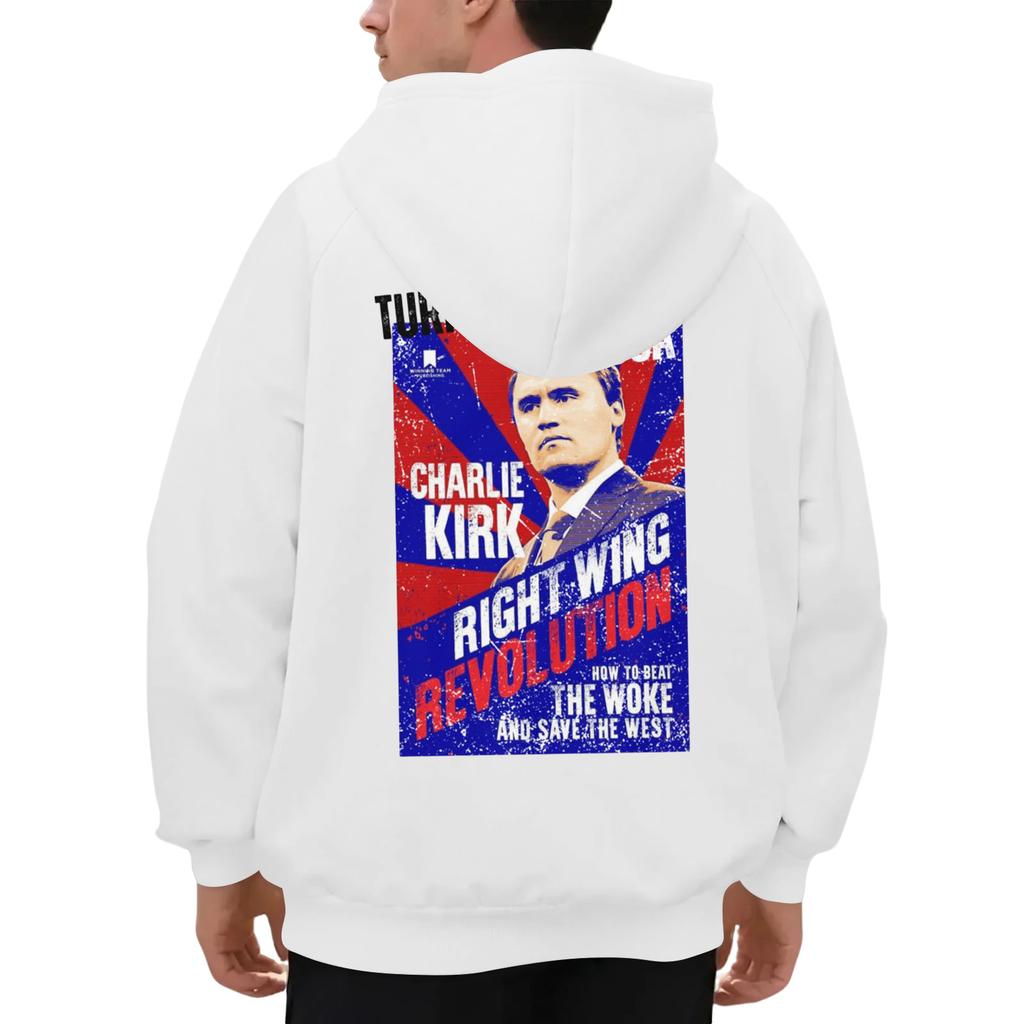Men's Raglan Long Sleeve Hooded Sweatshirt
