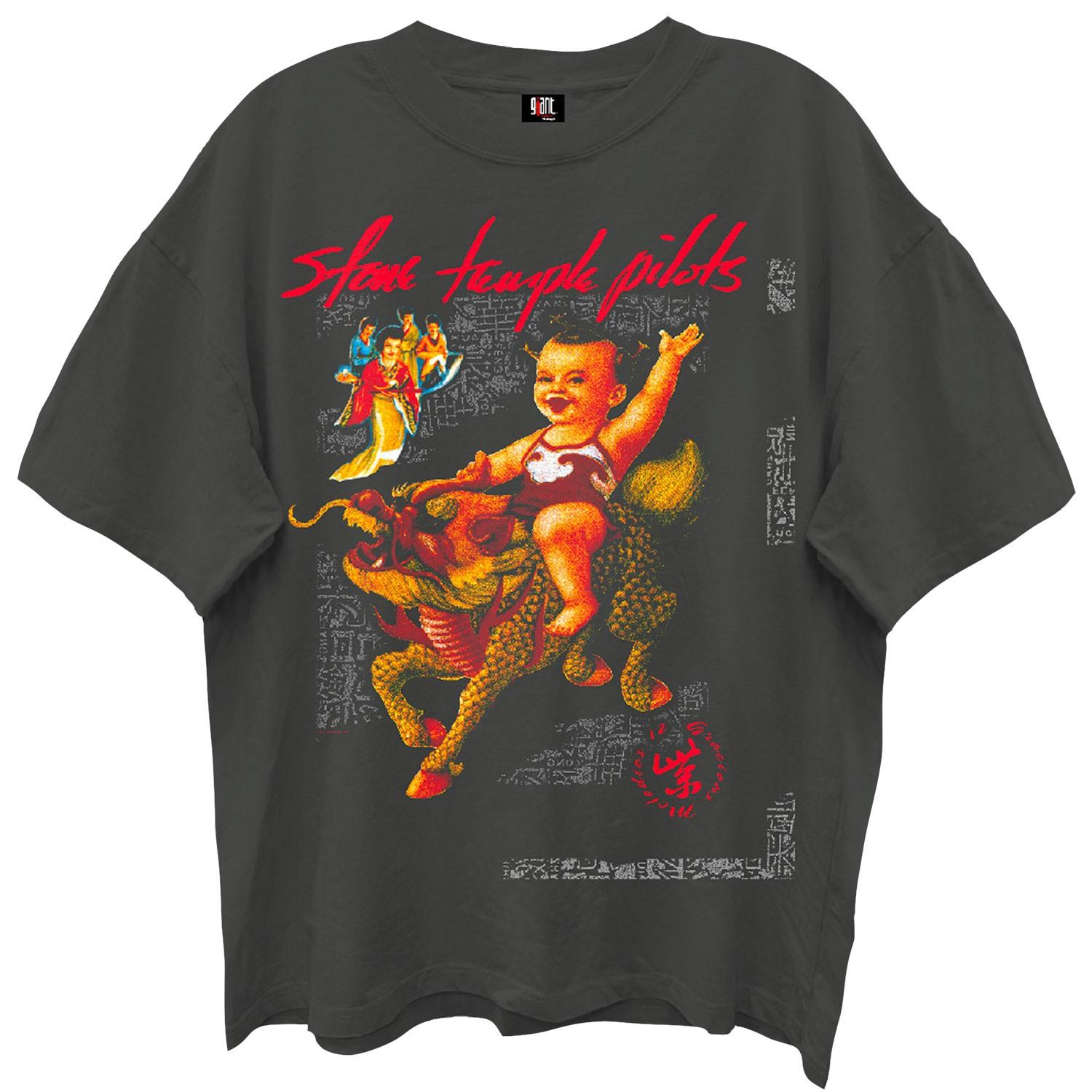 Men s Stone Temple Pilots Purple Vintage T-shirt XXX-Large Limo 4XL